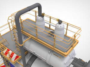 Sci-fi storage tank 3 3D 模型