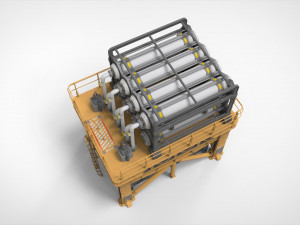 Sci-fi storage tank 3 3D 模型