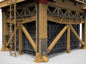 Sci-fi storage tank 3 3D Model