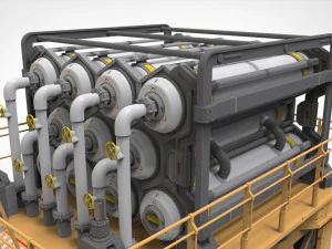 Sci-fi storage tank 3 3D Model