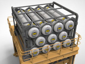 Sci-fi storage tank 3 3D 模型