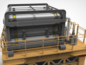 Sci-fi storage tank 3 3D 模型