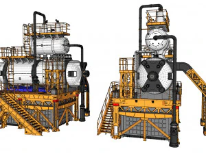Sci-fi storage tank 3 3D Model