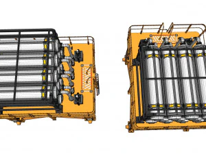 Sci-fi storage tank 3 3D Model