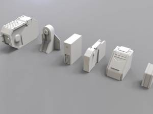 Sci fi trim sheets 3 3D 모델