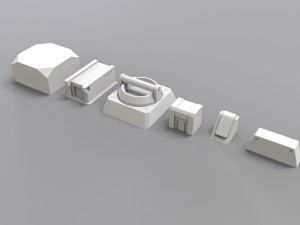 Sci fi trim sheets 3 3D 모델