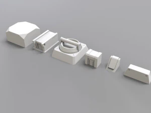 Sci fi trim sheets 3 3D Model