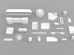 Sci fi trim sheets 3 3D 모델