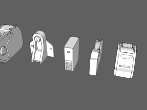 Sci fi trim sheets 3 3D 모델