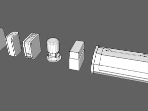 Sci fi trim sheets 3 3D Model