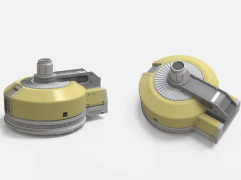 Sci-fi Architecture kitbash 48 Modelo 3D