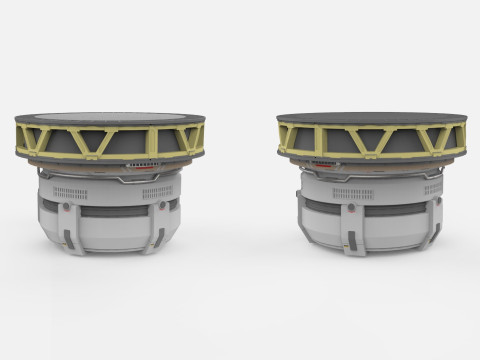 Sci-fi Architecture kitbash 48 Modelo 3D