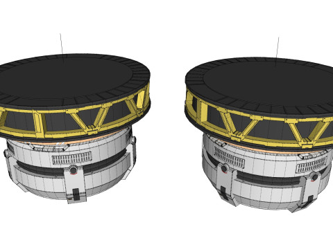 Sci-fi Architecture kitbash 48 Modelo 3D