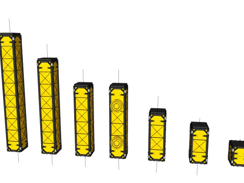 विज्ञान-फाई वेंटिलेशन सिस्टम 3D मॉडल