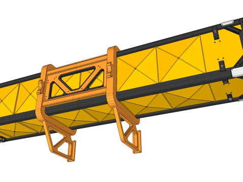 विज्ञान-फाई वेंटिलेशन सिस्टम 3D मॉडल