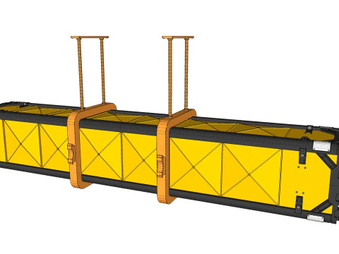 विज्ञान-फाई वेंटिलेशन सिस्टम 3D मॉडल