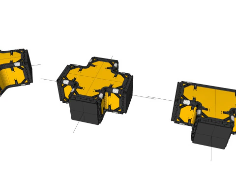 विज्ञान-फाई वेंटिलेशन सिस्टम 3D मॉडल