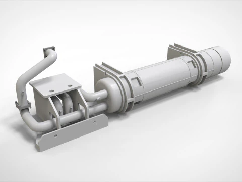 Kitbash o architekturze science-fiction 49 Model 3D