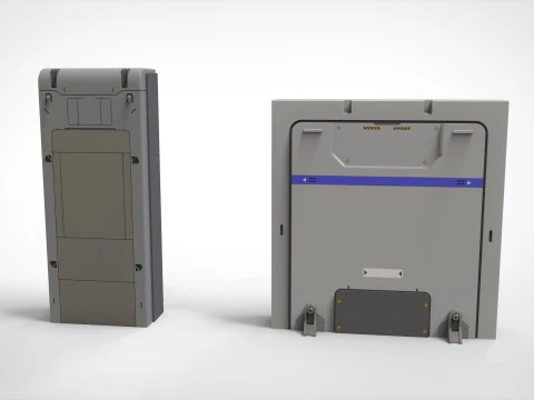 Kitbash o architekturze science-fiction 49 Model 3D