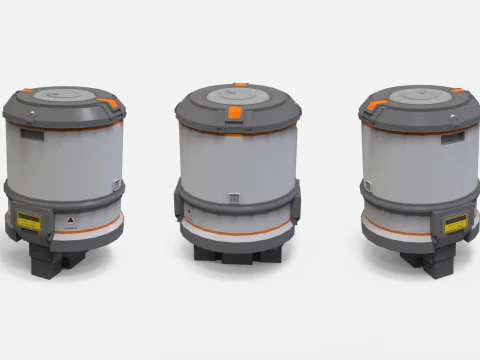 Kitbash o architekturze science-fiction 49 Model 3D