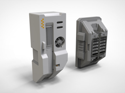Sci-fi Architecture kitbash 49 3D मॉडल