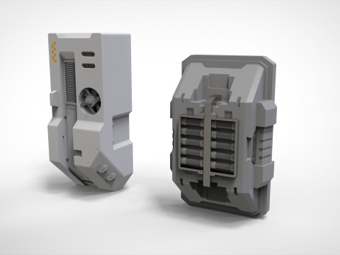 Sci-fi Architecture kitbash 49 3D मॉडल