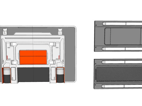Kitbash o architekturze science-fiction 49 Model 3D