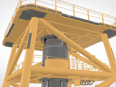 Platforma science fiction 1 Model 3D