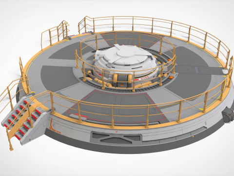 Platforma science fiction 1 Model 3D