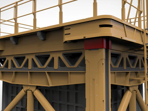 Platforma science fiction 1 Model 3D