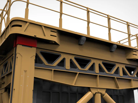 Platforma science fiction 1 Model 3D