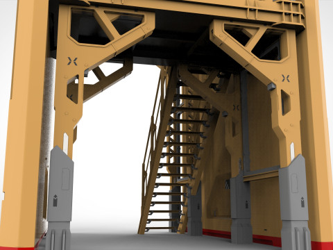 Sci fi tower 1 3D-Modell
