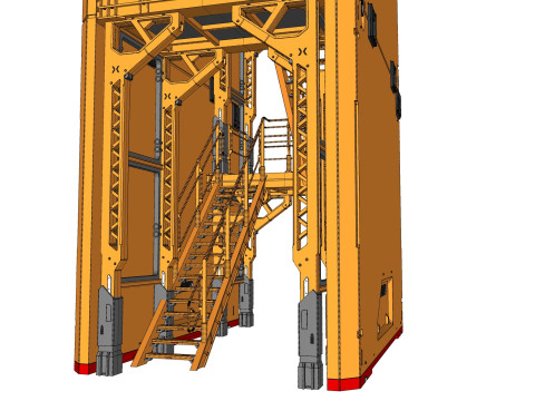 Sci fi tower 1 3D-Modell