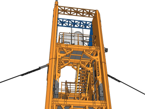 Sci fi tower 1 3D-Modell