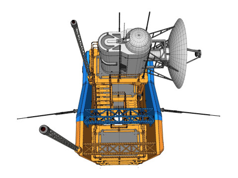 Sci fi tower 1 3D-Modell