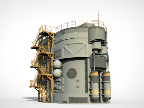 Sci-fi architecture 12 Modèle 3D