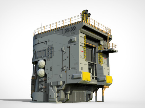 Sci-fi architecture 12 Modèle 3D
