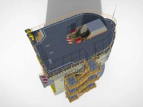 Sci-fi architecture 12 3D Model