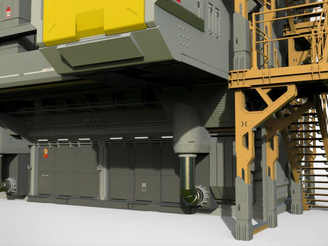 Sci-fi architecture 12 3D Model