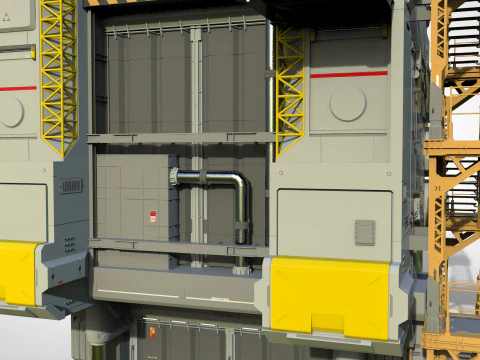 Sci-fi architecture 12 3D Model