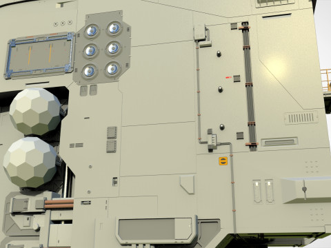 Sci-fi architecture 12 Modèle 3D