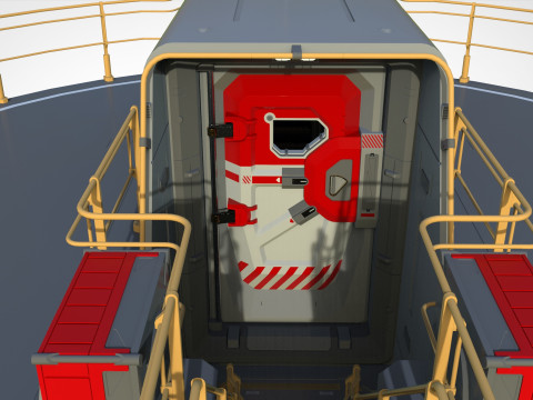 Sci-fi architecture 12 Modèle 3D
