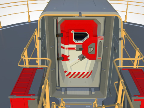 Sci-fi architecture 12 Modèle 3D