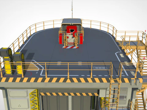 Sci-fi architecture 12 3D Model