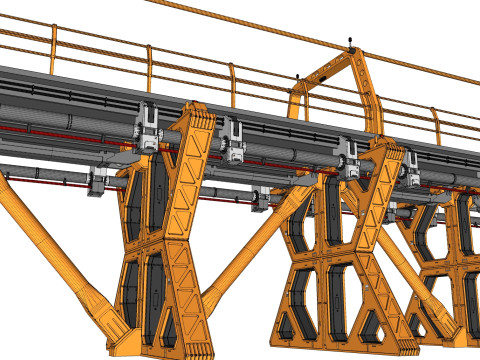 Sci-fi bridge 4 3D Model