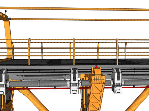 Sci-fi bridge 4 3D Model