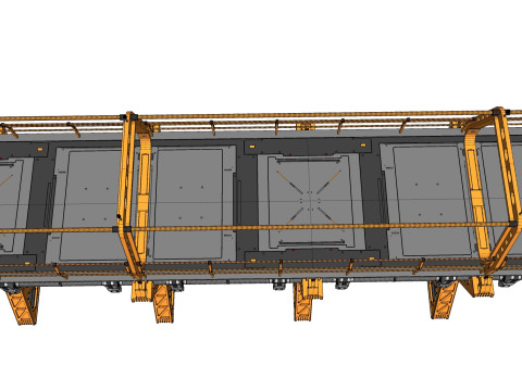 Sci-fi bridge 4 3D Model