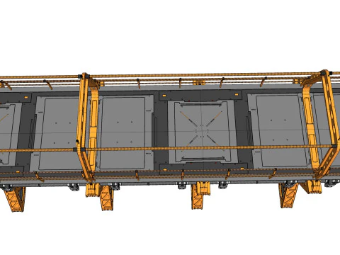 Sci-fi bridge 4 3D Model