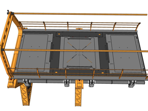 Sci-fi bridge 4 3D Model