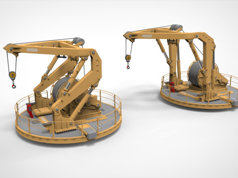 9-Ton manipulator crane 3D मॉडल